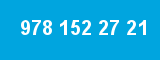 978 152 27 21 978 152 27 21